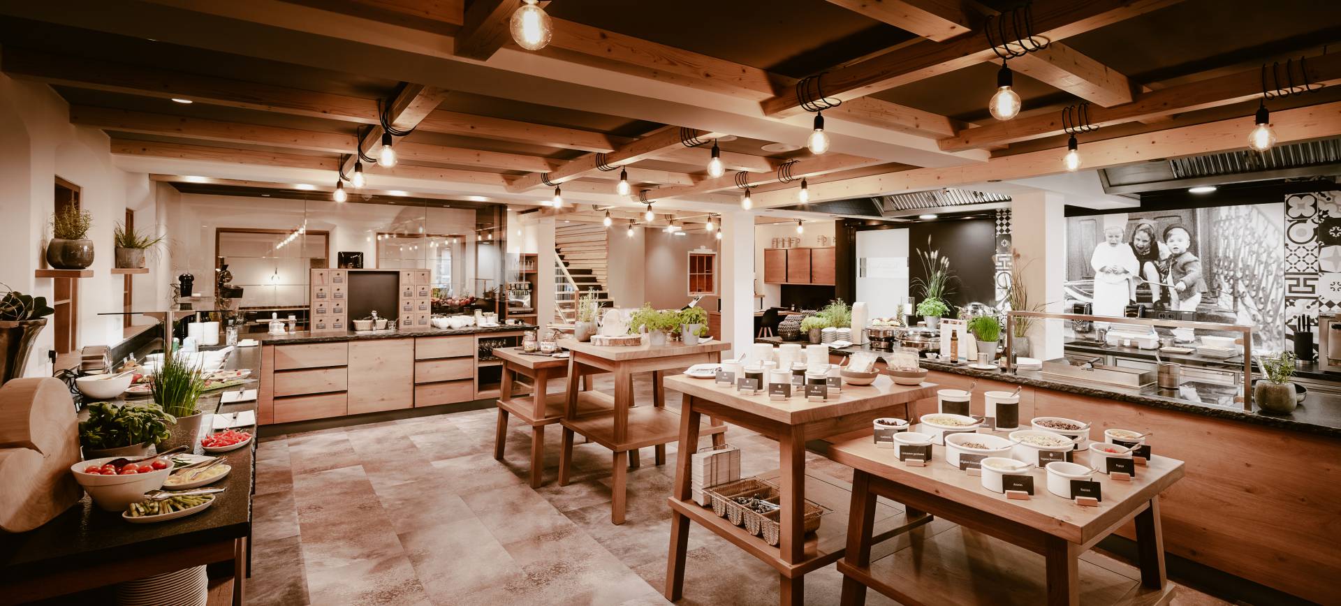 Frühstücksbüffet im Genusshotel Bergkristall im Allgäu