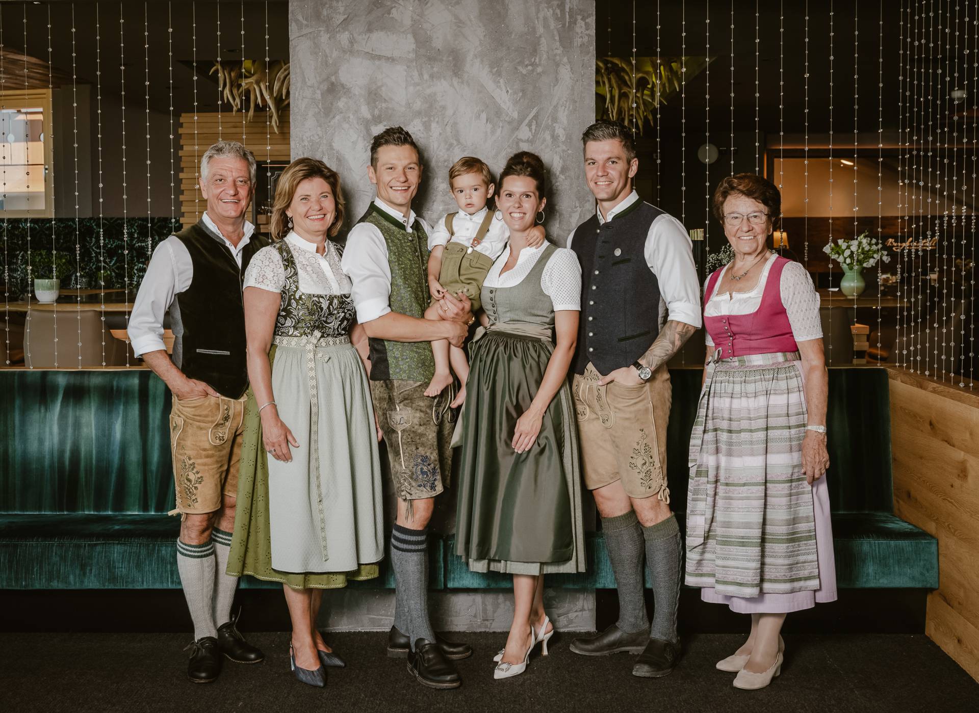 Gastgeberfamilie Lingg des Wellnesshotels Bergkristall im Allgäu