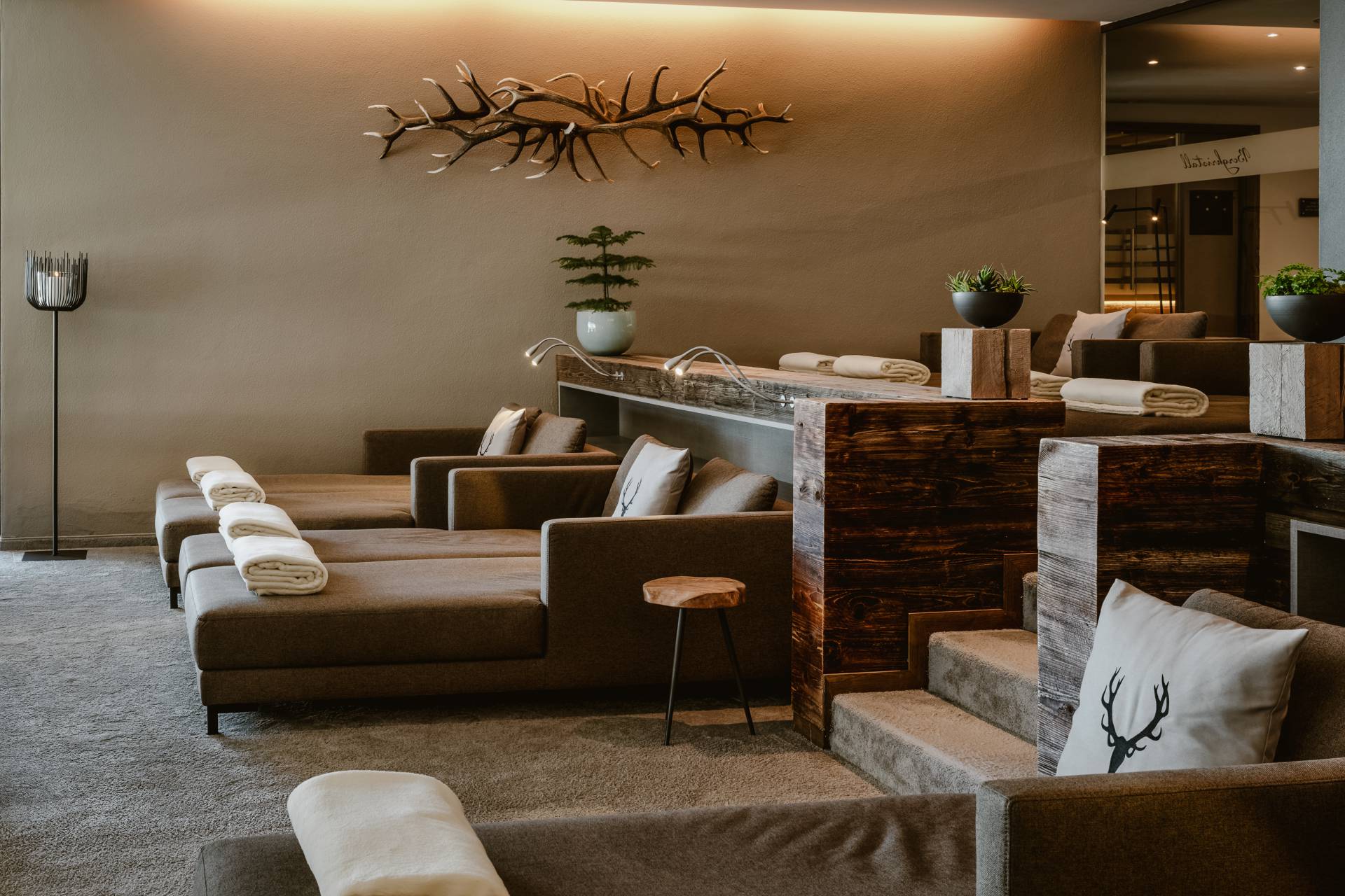 Ruheraum im Wellnesshotel Bergkristall in Bayern