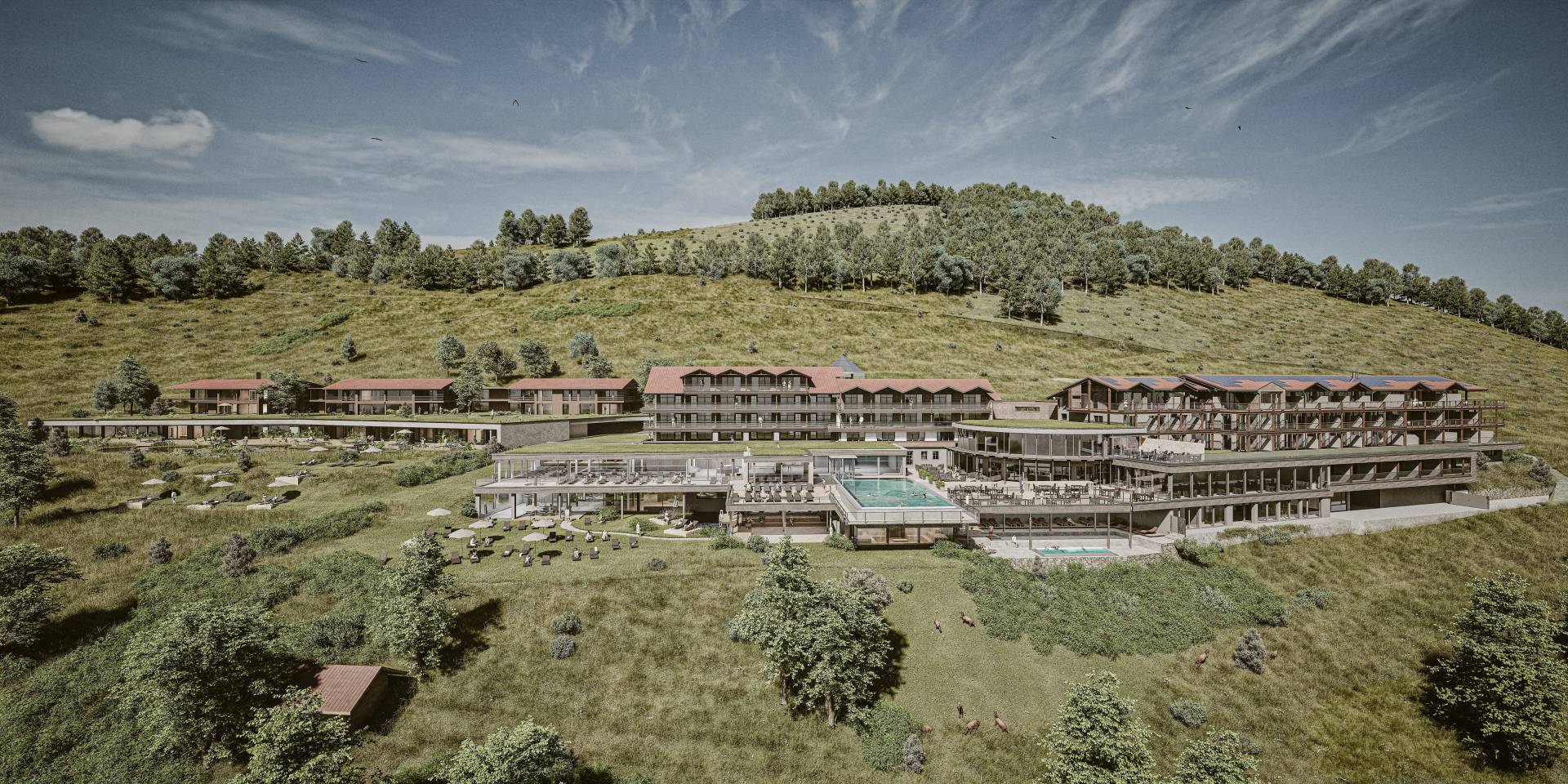 Rendering Resort Bergkristall in Oberstaufen im Allgäu