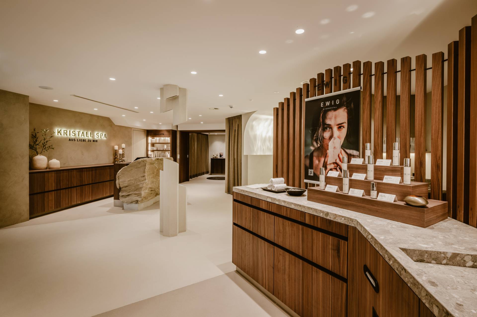 Concept Store des Kristall Spas
