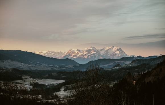 Säntis-Massiv im Winter