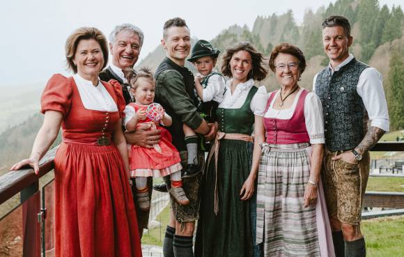 Gastgeberfamilie Lingg des Hotels Bergkristalls