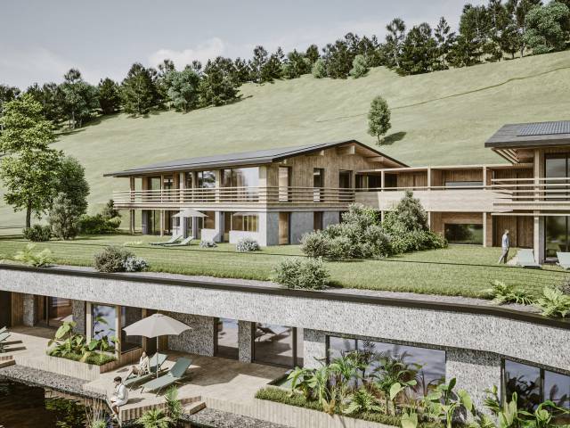 Seesuiten des Resorts Bergkristall im Allgäu