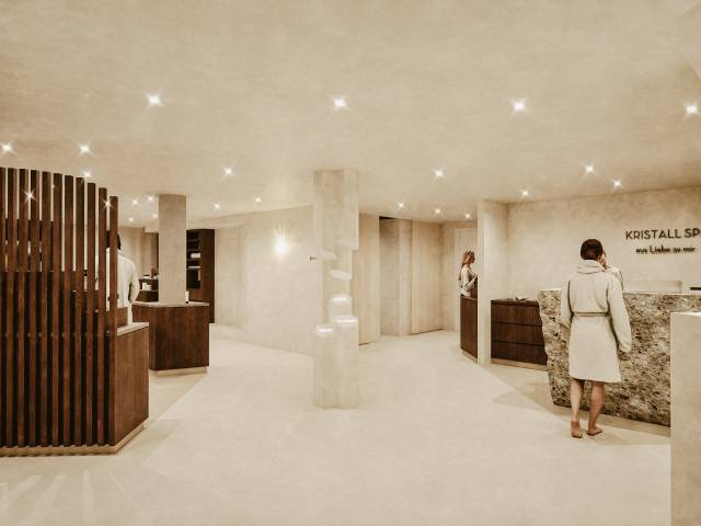 Kristall SPA des Wellnesshotels Bergkristall im Allgäu