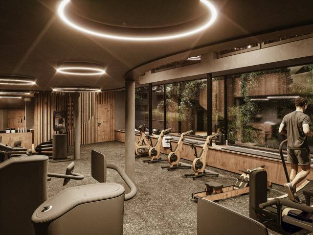 Fitnessstudio des Aktivhotels Bergkristall im Allgäu
