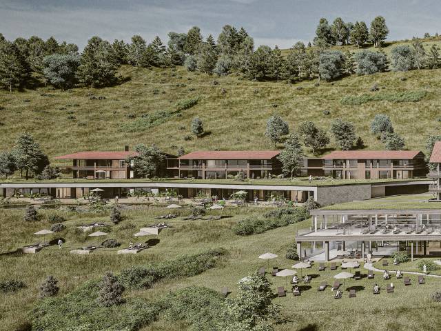 Seesuiten des Resorts Bergkristall im Allgäu