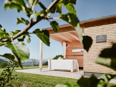 Outdoor wellness with treatment pavilion | Experiences