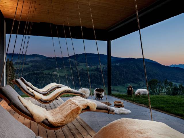 Outdoor-Living-Room - Resort Bergkristall