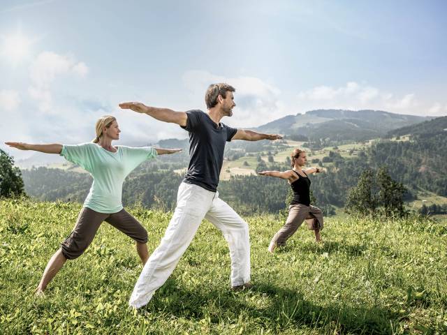 Yoga inmitten der Allgäuer Natur - Resort Bergkristall