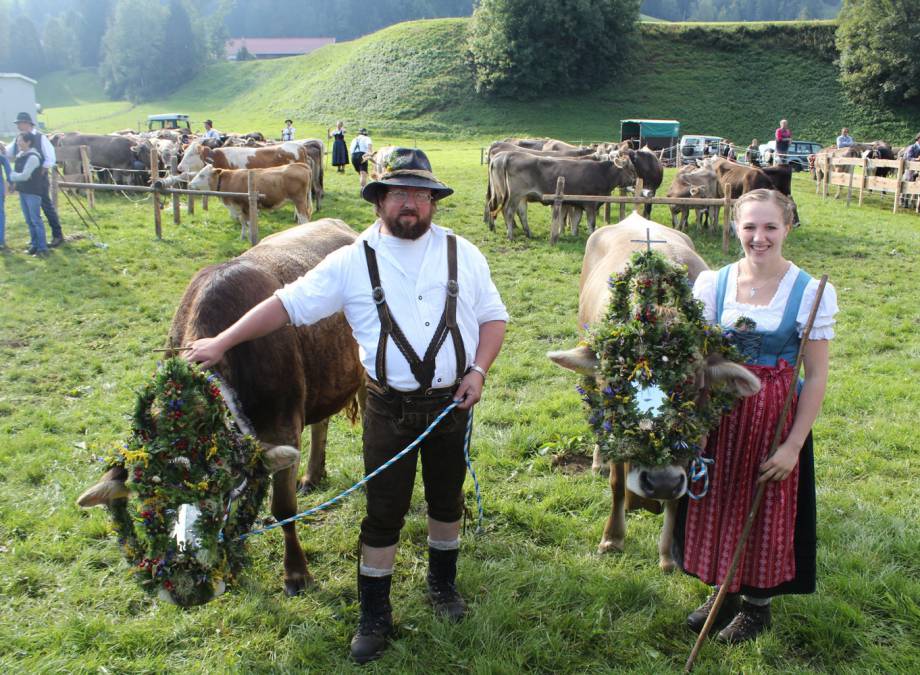 Viehscheid in Oberstaufen und Thalkirchdorf: Wenn das ganze Allgäu feiert. Symbolfoto