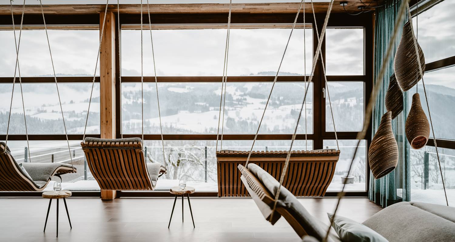 Schwebeliegenraum im Resort Bergkristall