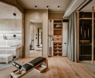 Suite mit Sauna im Resort Bergkristall