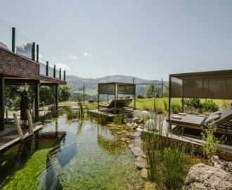 Naturteich mit Tauchbecken
