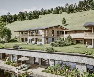 Rendering der neuen Seesuiten im Resort Bergkristall