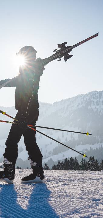 Skifahren in den Allgäuer Alpen