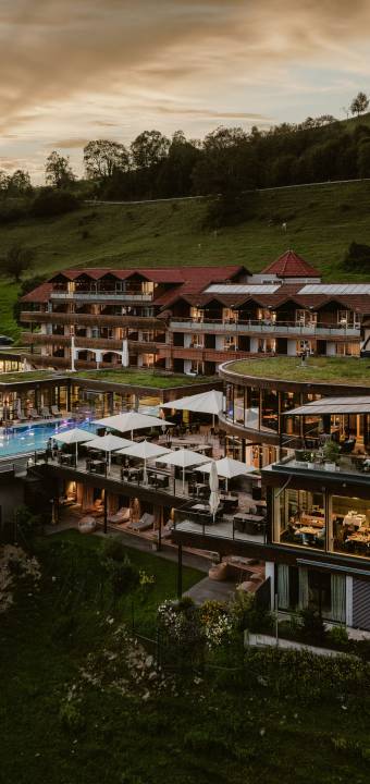 Außenansicht Resort Bergkristall