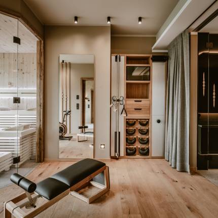 Suite mit Sauna im Resort Bergkristall