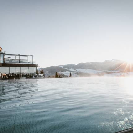 Infinitypool im Wellnesshotel Bergkristall