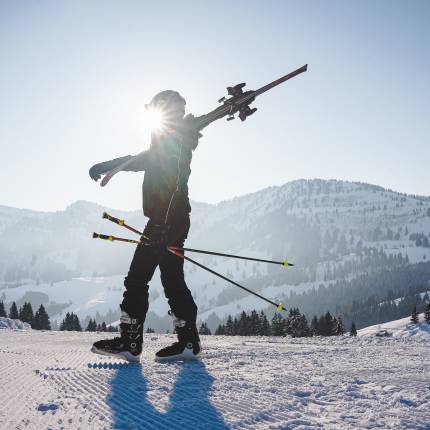 Skifahren in den Allgäuer Alpen