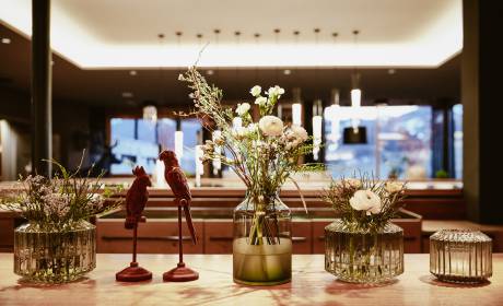Dekoobjekte im Hotel Bergkristall aus der Heimatgut Boutique