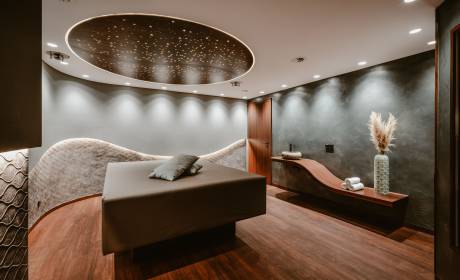 Wave Balance Anwendungsraum im Wellnesshotel Bergkristall