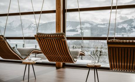 Ruheraum im Wellnesshotel Bergkristall