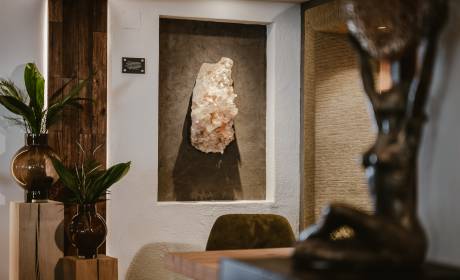 Bergkristall im Empfangsbereich