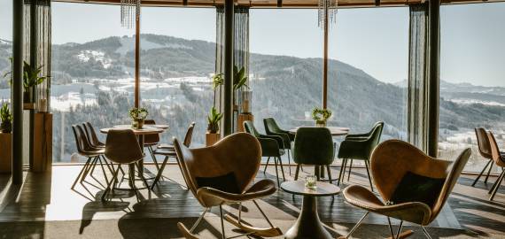 Hotellobby im Hotel Bergkristall