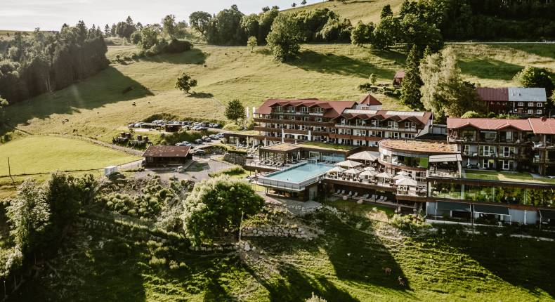 Außenansicht Hotel Bergkristall in Oberstaufen