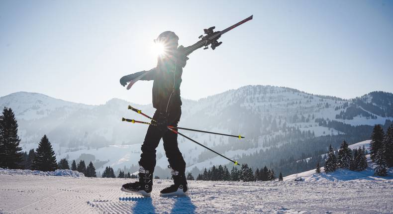 Skifahren in den Allgäuer Alpen