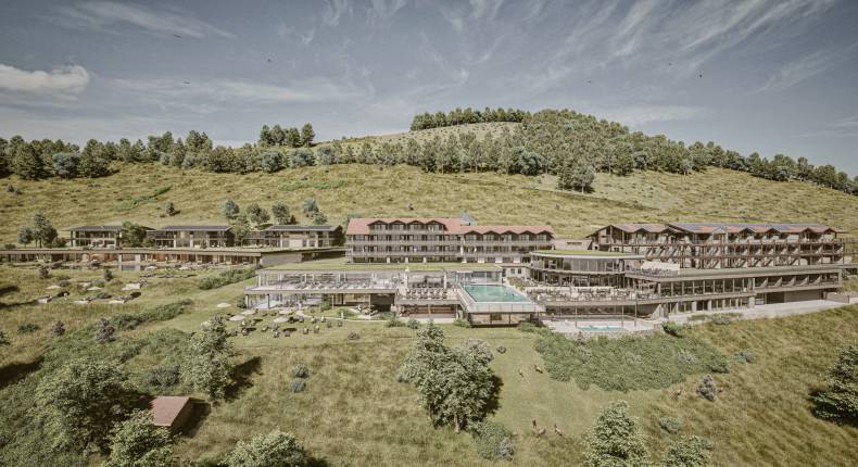 Außenansicht Resort Bergkristall