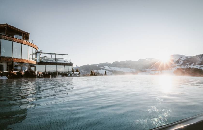 Hotel Bergkristall in Oberstaufen im Allgäu im Winter