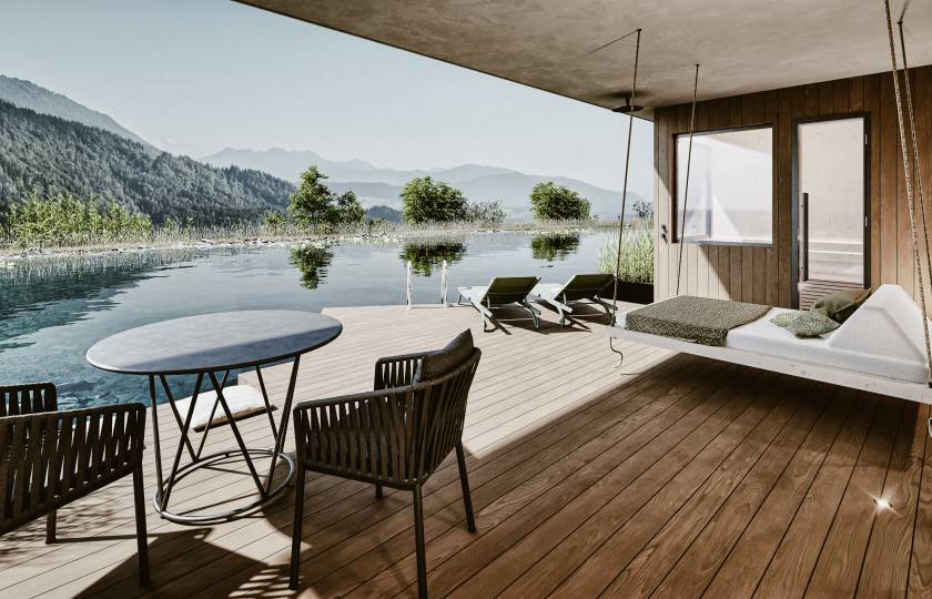 LAKE SUITES ON THE MOUNTAIN LAKE: MORE IDYLL FROM SPRING 2026 - Resort Bergkristall