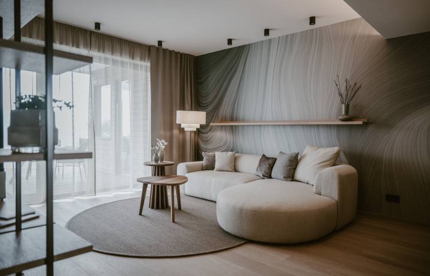 Wohnzimmer der Seesuite im Bergkristall