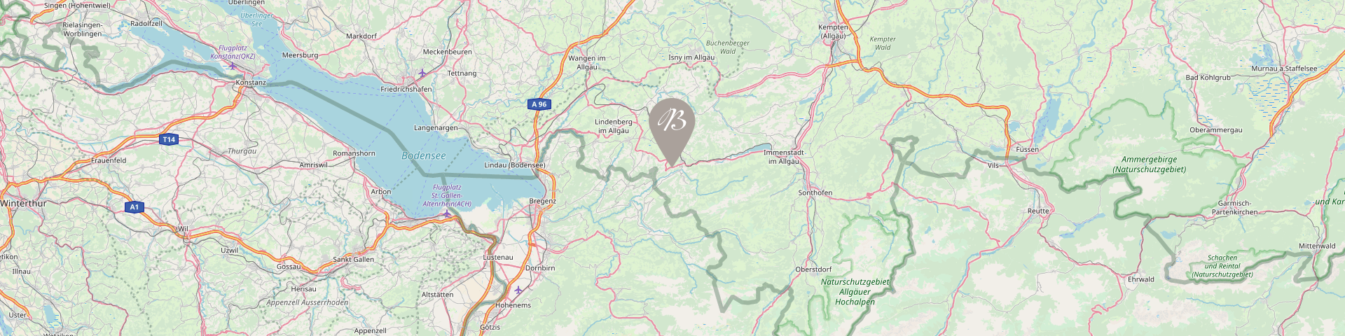 Map of the area